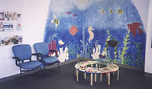 waiting room mural
